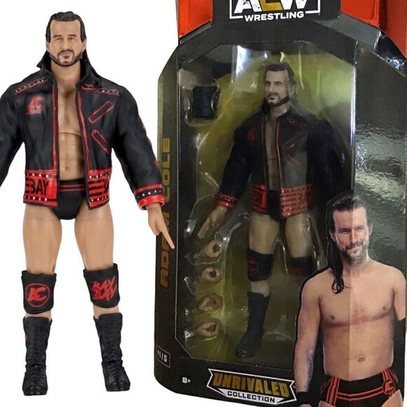 AEW Other - AEW UNRIVALED COLLECTION ADAM COLE WRESTLING 115 ACTION FIGURE